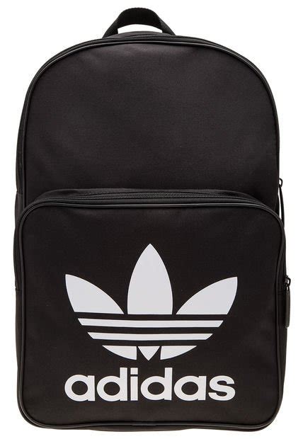 mochila adidas trefoil negra